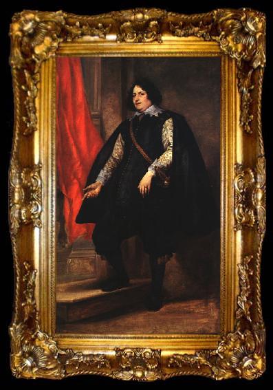 framed  DYCK, Sir Anthony Van Portrait of a Gentleman sdf, ta009-2